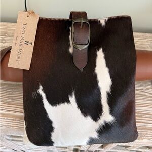 Two Bar West Cowhide Crossbody Bag